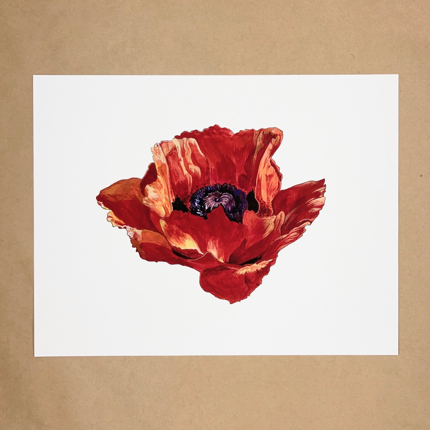 Poppy Flower Print