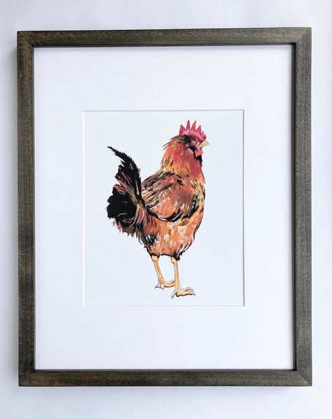 Red Rooster Print