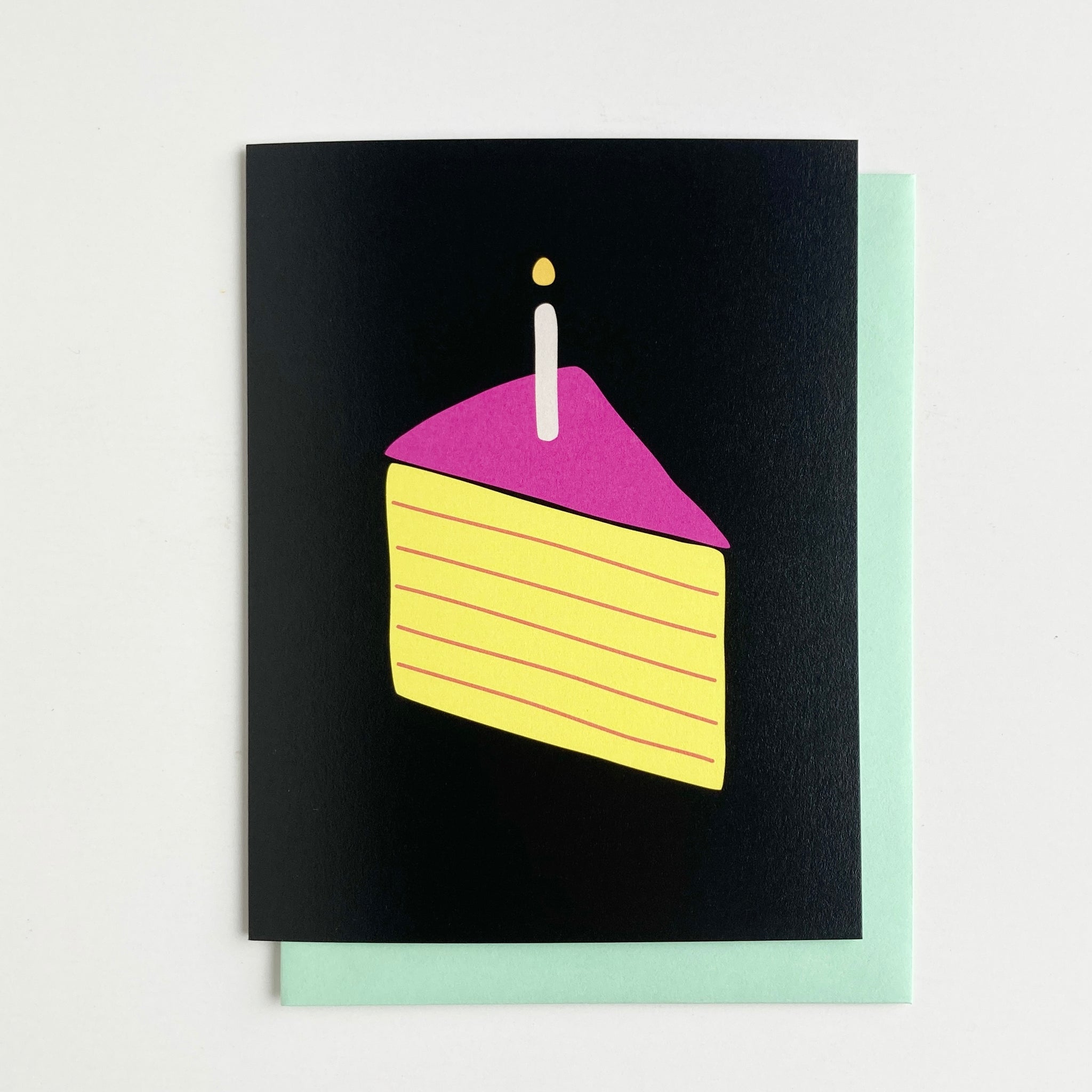 Birthday Cake Slice Card