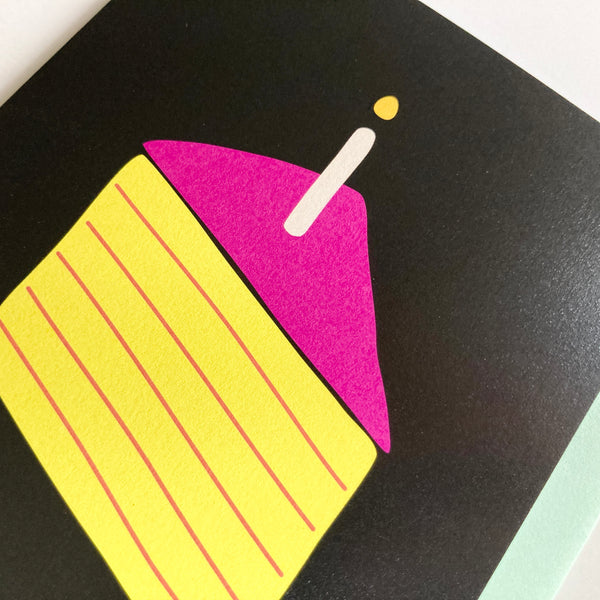 Birthday Cake Slice Card