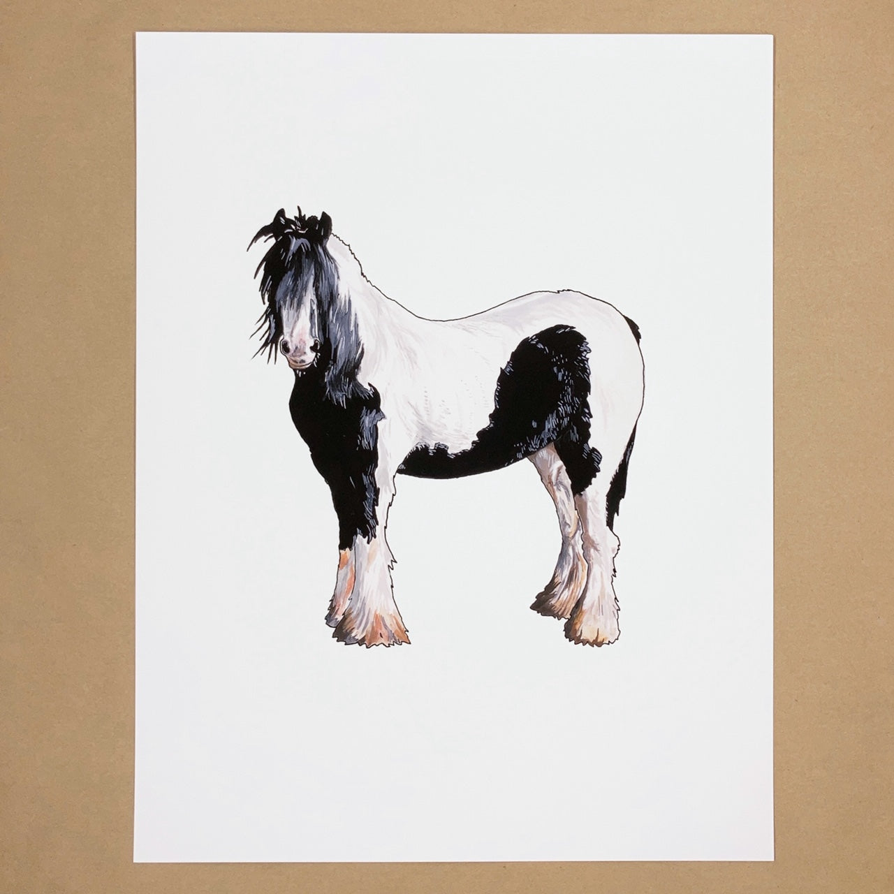 Clydesdale Horse Print