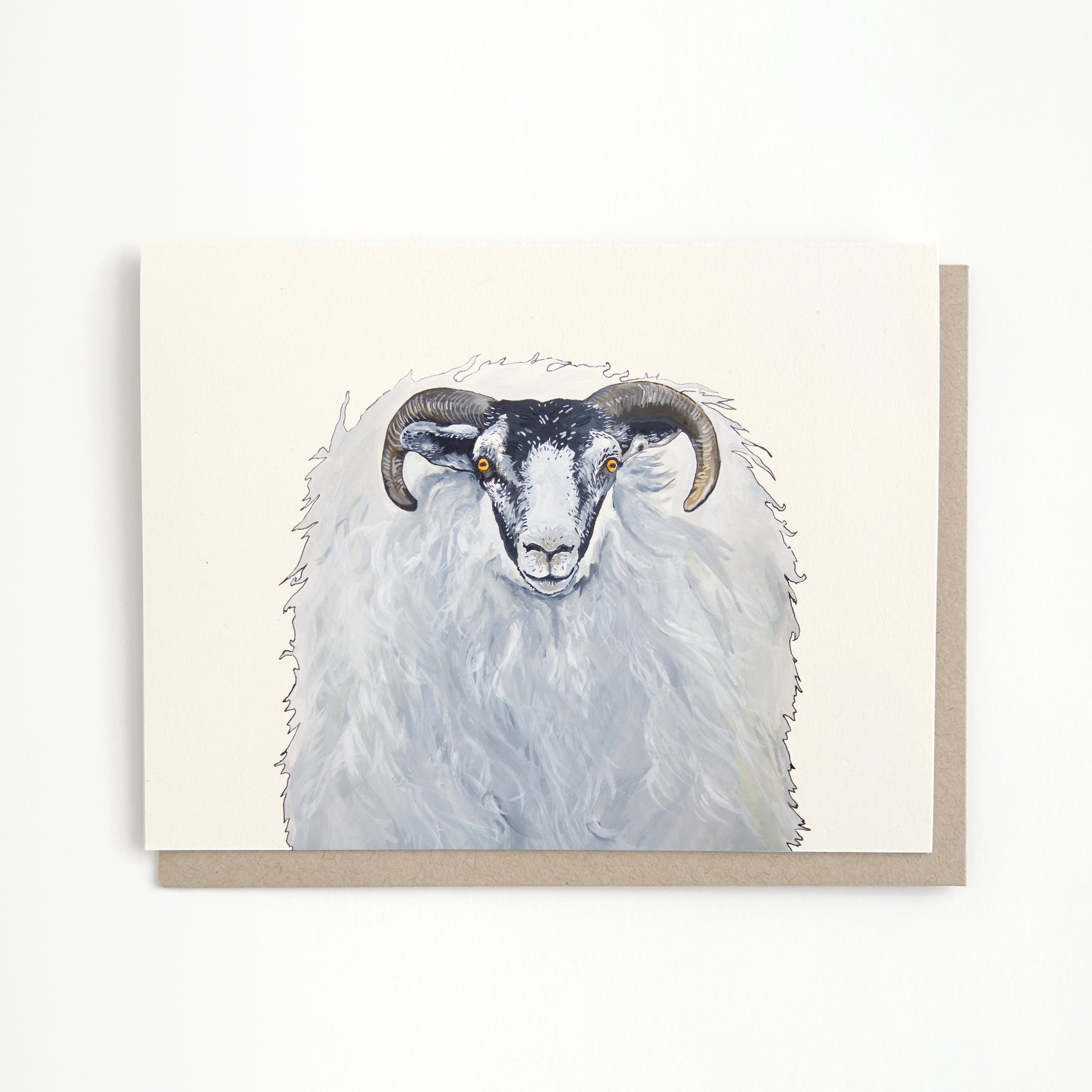 Horned Sheep Card