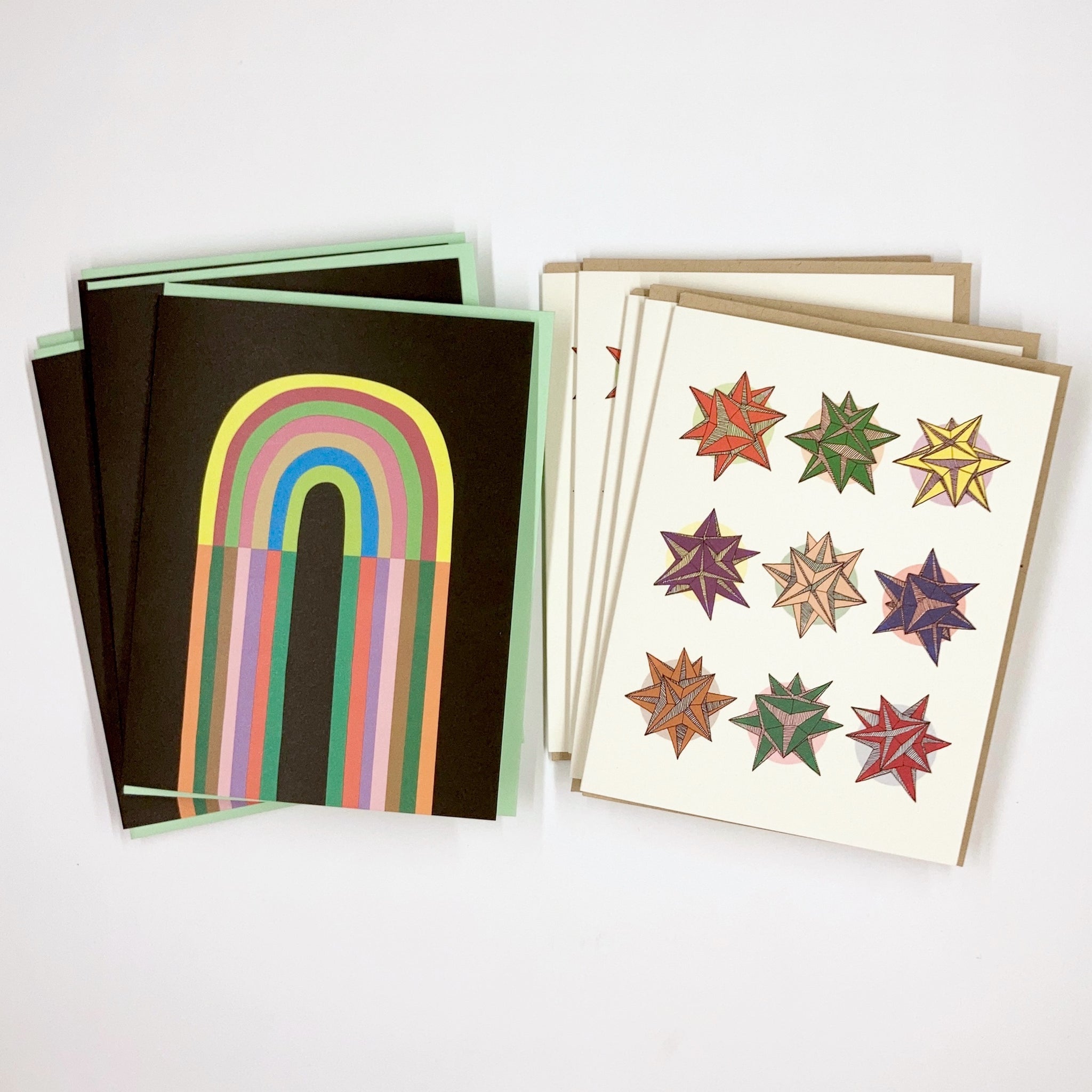 Stars & Rainbows 10 Card Set