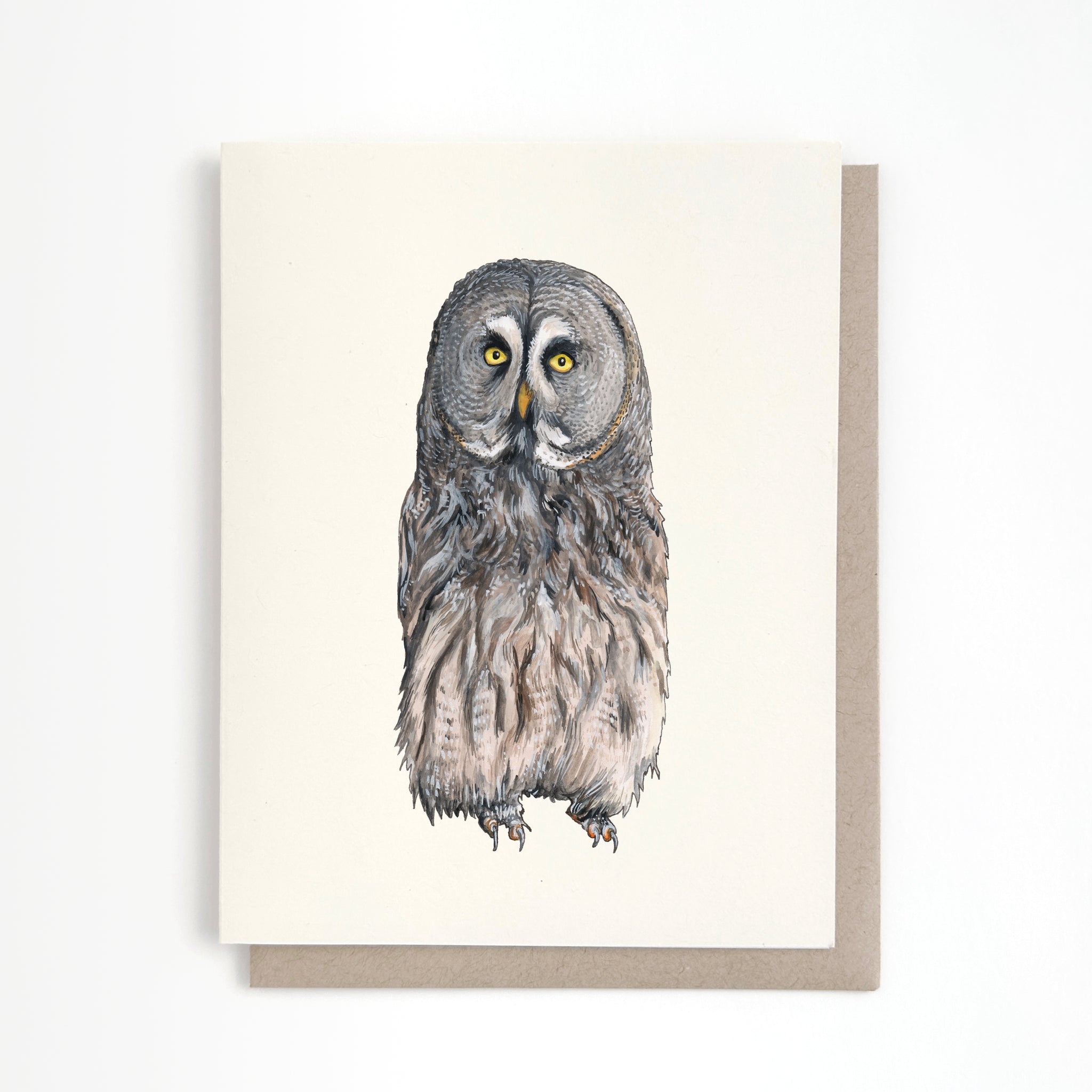 Great Grey Owl Card