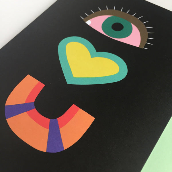 Eye Heart U Card