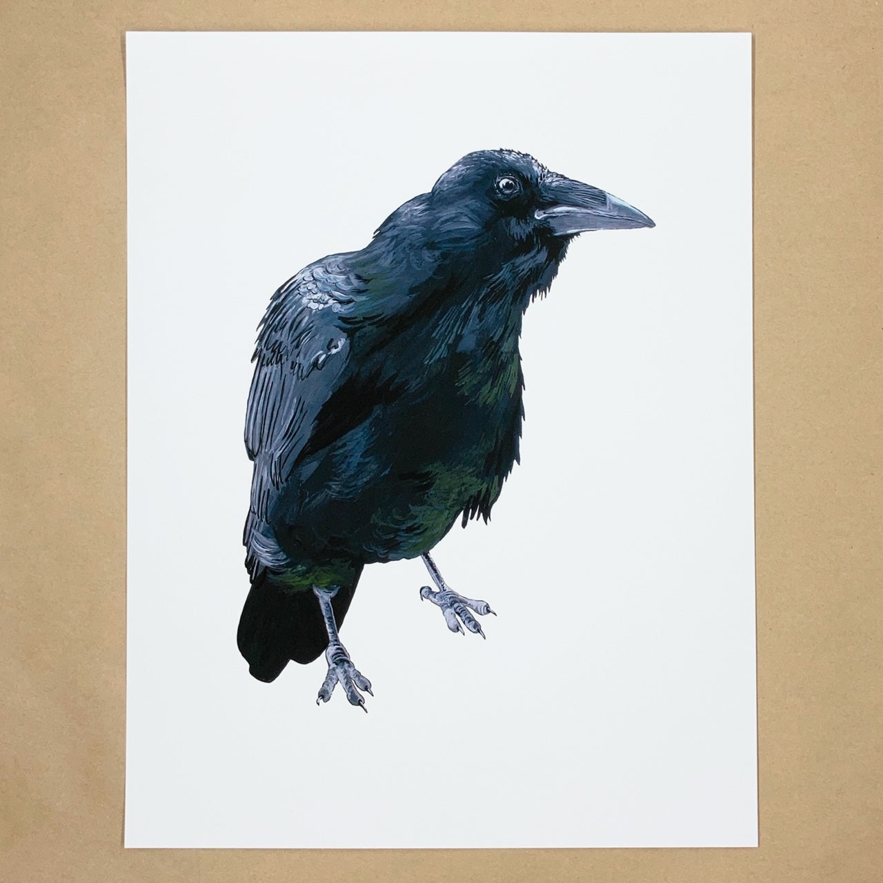 Raven Printable UNKINDNESS OF THE RAVEN Print 8x8 / Matte
